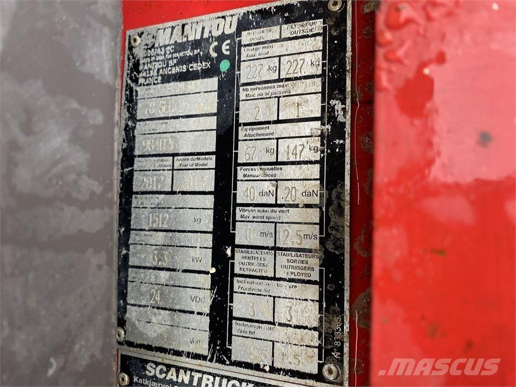 Manitou 78SEC Šķerveida pacēlāji