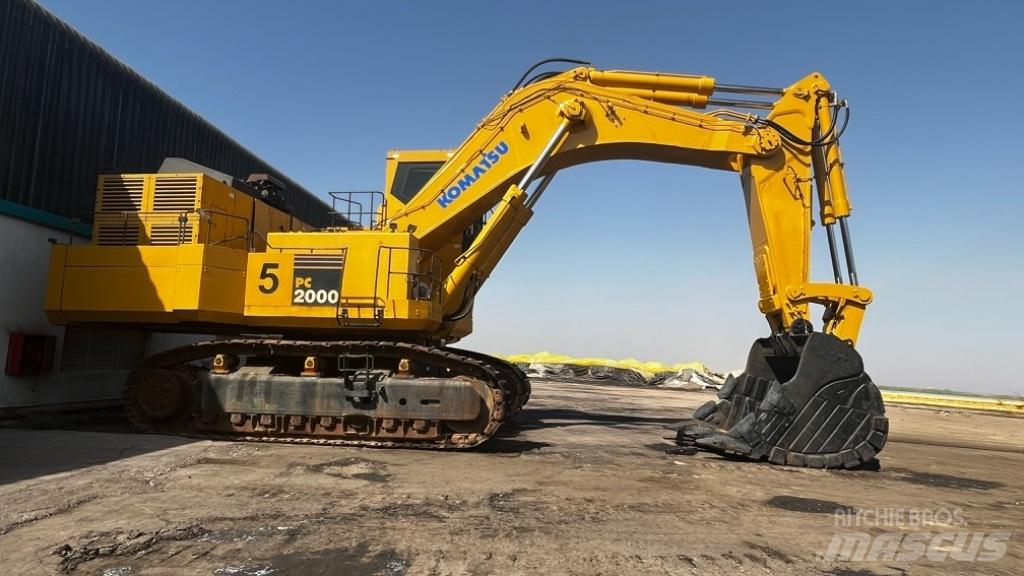 Komatsu PC 2000-8 Kāpurķēžu ekskavatori