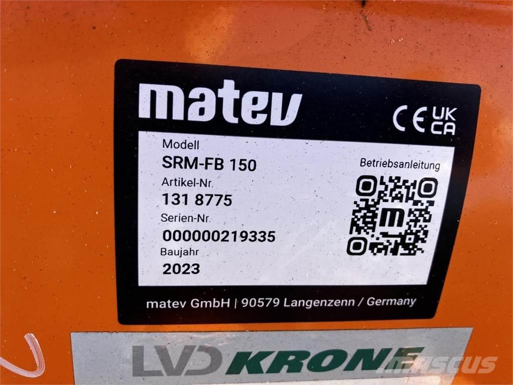 Matev SRM-FB 150 Frontālo iekrāvēju papildaprīkojums