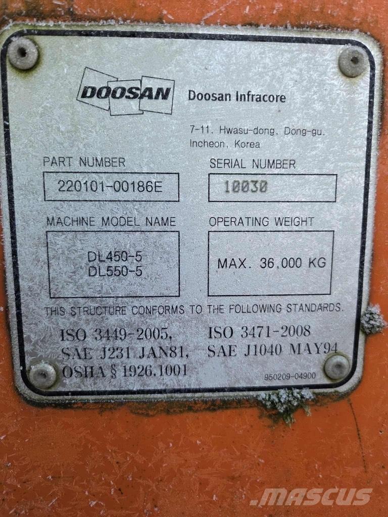 Doosan DL 450-5 Iekrāvēji uz riteņiem