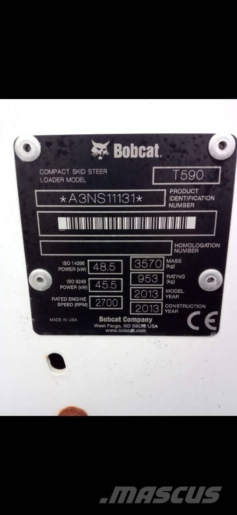 Bobcat T 590 Lietoti riteņu kompaktiekrāvēji
