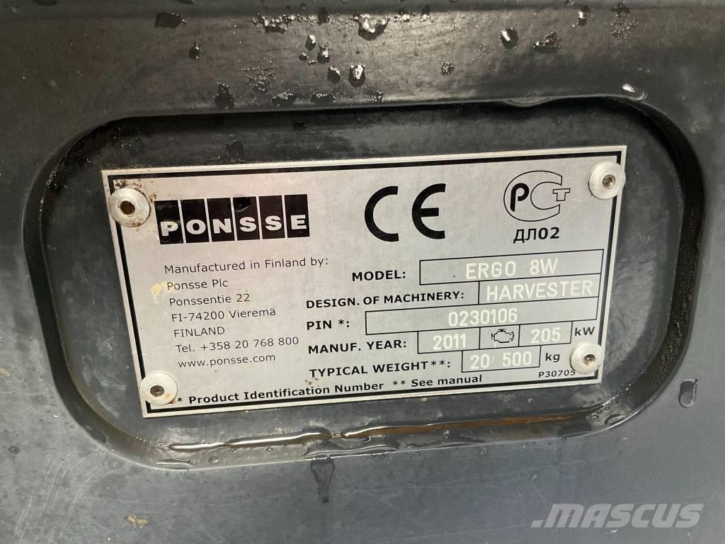 Ponsse ERGO 8W Harvesteri