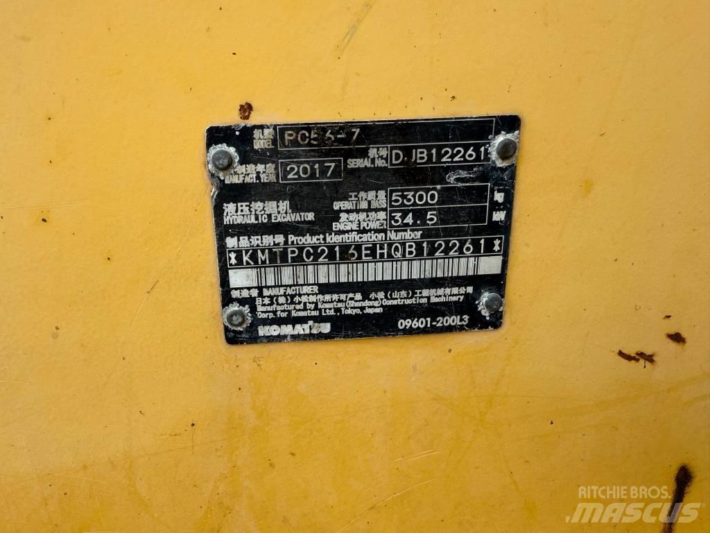 Komatsu PC 56-7 Mini ekskavatori < 7 t