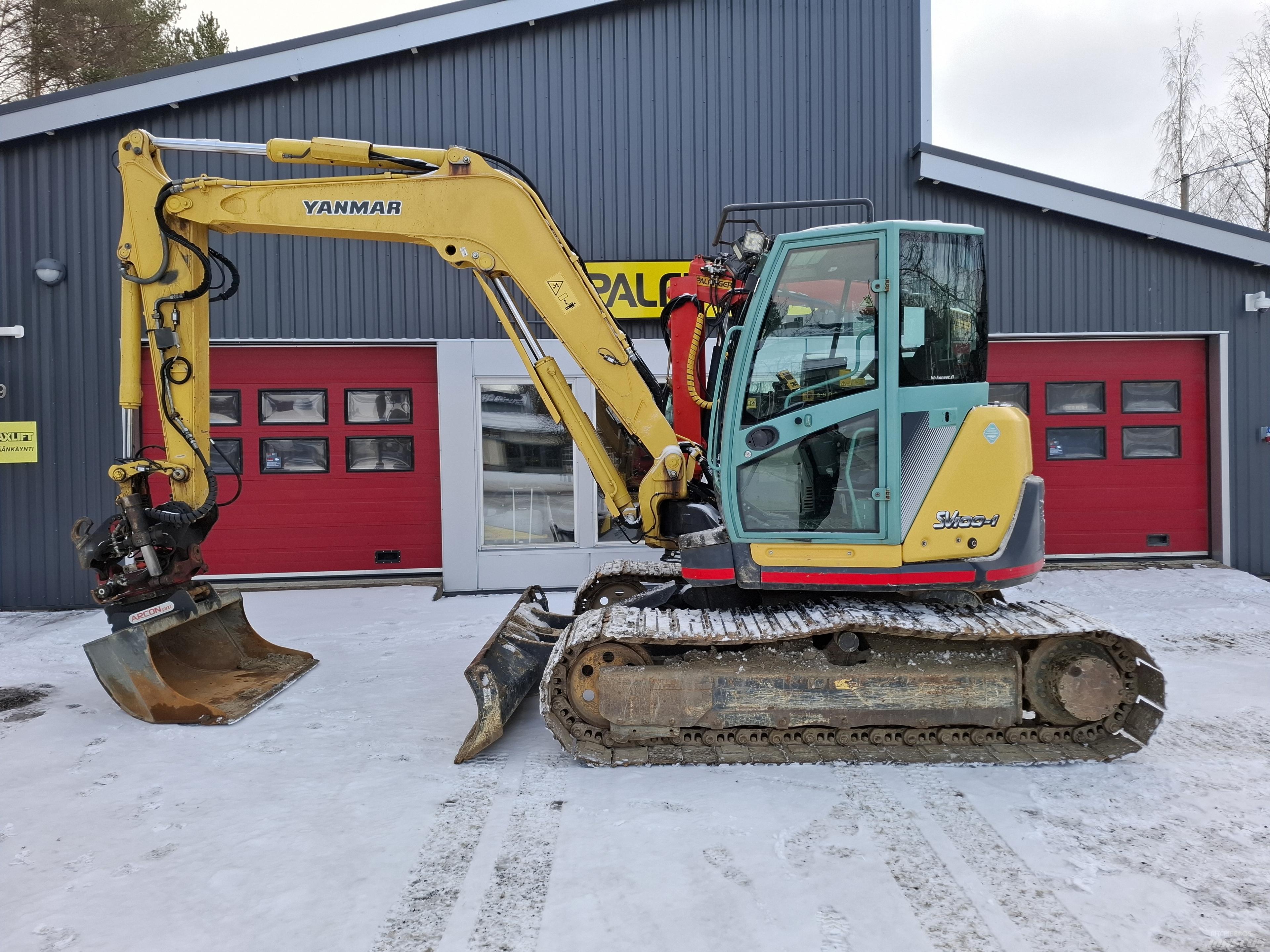 Yanmar SV100-1A Vidēja lieluma ekskavatori 7 t - 12 t