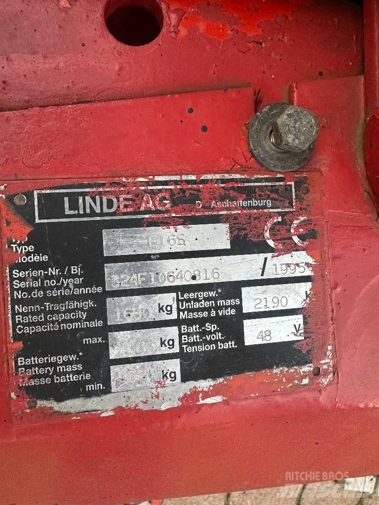 Linde E 16 S Elektriskie iekrāvēji