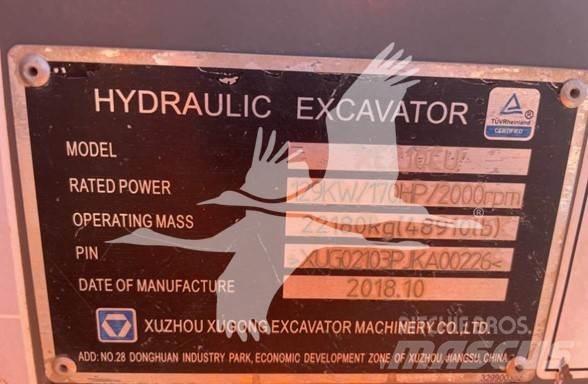 XCMG XE210CU Kāpurķēžu ekskavatori
