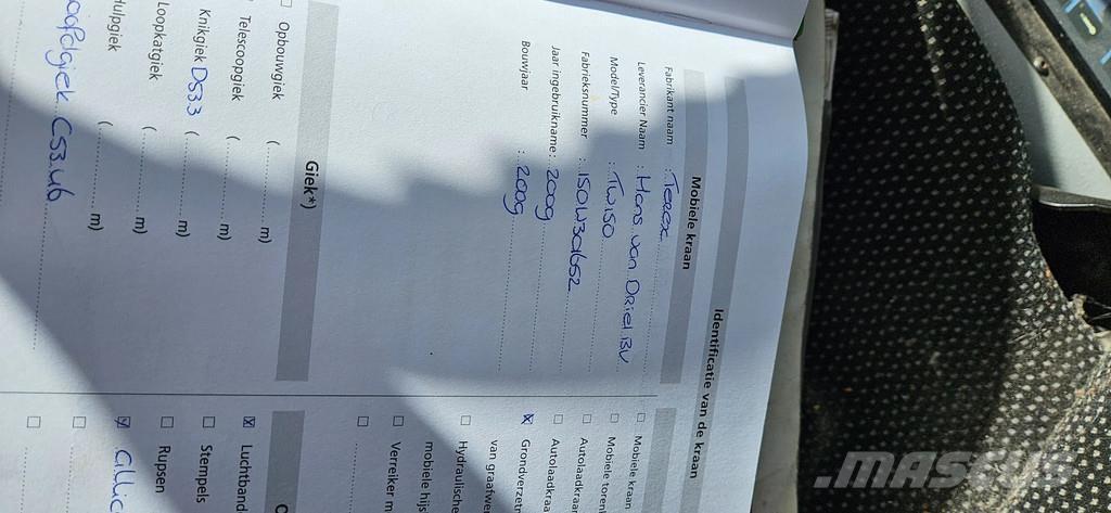 Terex TW150 Ekskavatori uz riteņiem