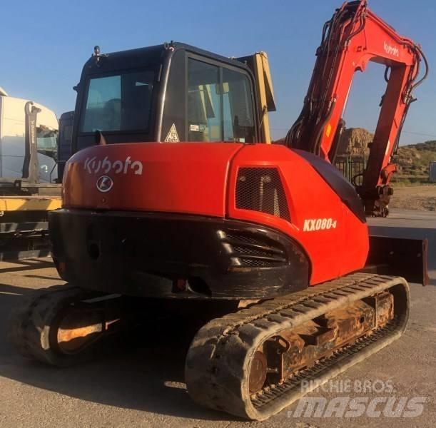 Kubota KX 080-4 Vidēja lieluma ekskavatori 7 t - 12 t