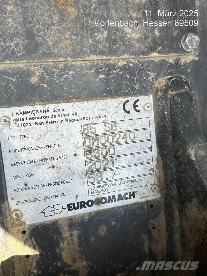 Eurocomach 85SB Mini ekskavatori < 7 t