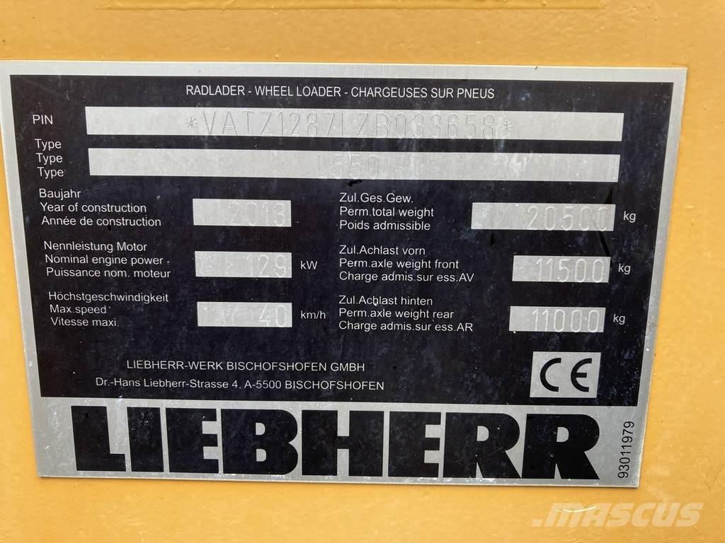 Liebherr L 550 Iekrāvēji uz riteņiem