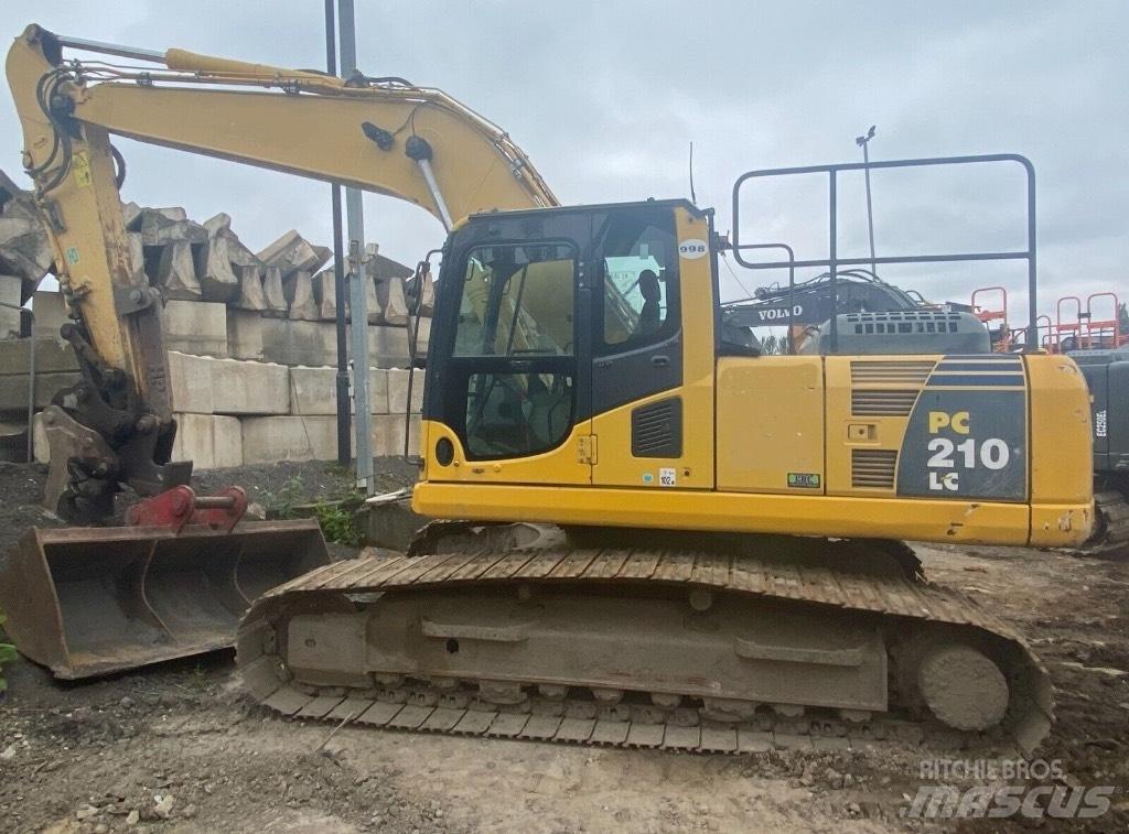 Komatsu PC 210 LC Kāpurķēžu ekskavatori