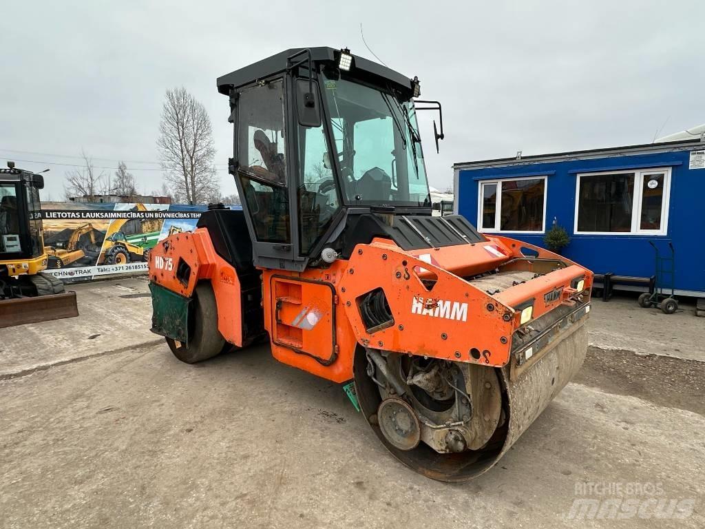 Hamm HD 75 K Divvalču grunts veltņi