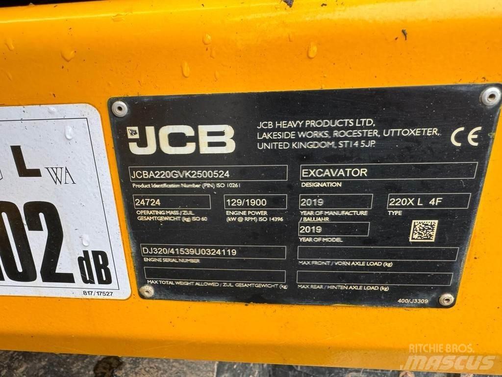 JCB JS220X LC Kāpurķēžu ekskavatori