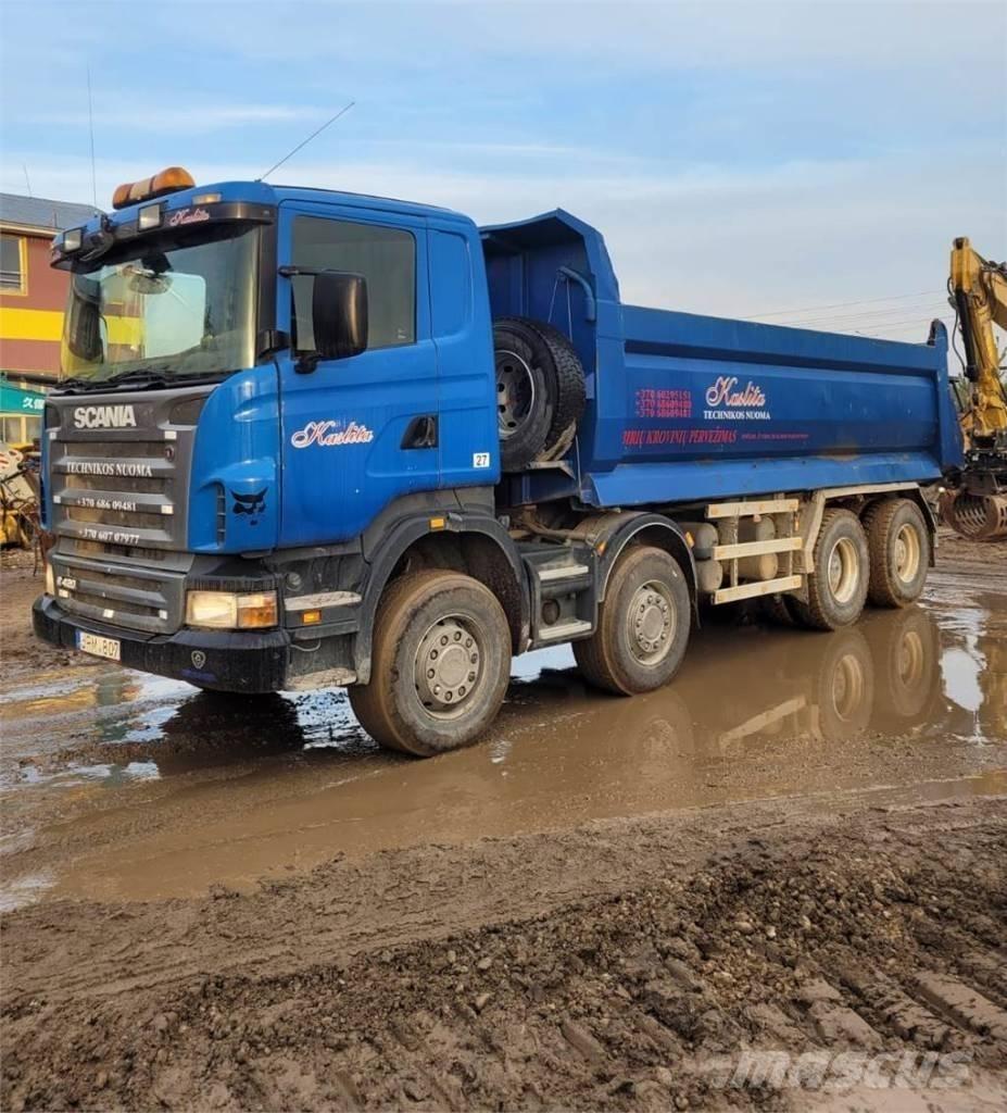 Scania R420 8x4 Kravas automašinas konteineru vedeji