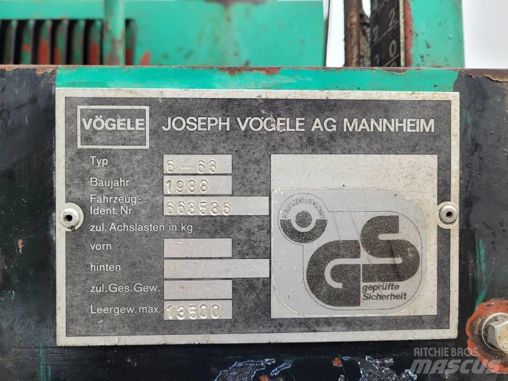 Vögele Super 1500 Asfalta klājēji