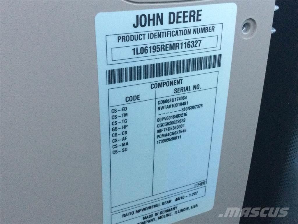 John Deere 6195R Traktori