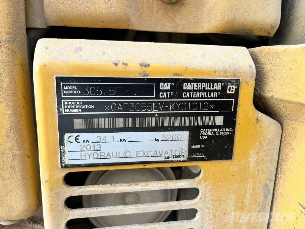 CAT 305.5 Mini ekskavatori < 7 t