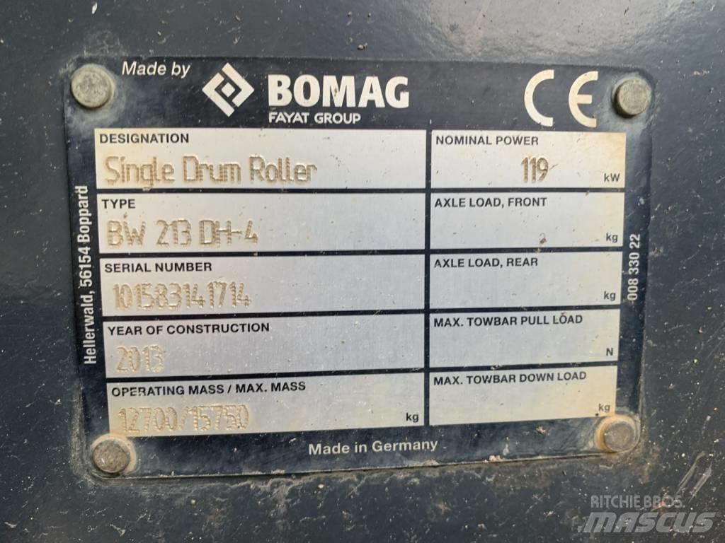 Bomag BW 213 D H-4 Vienvalča grunts veltņi