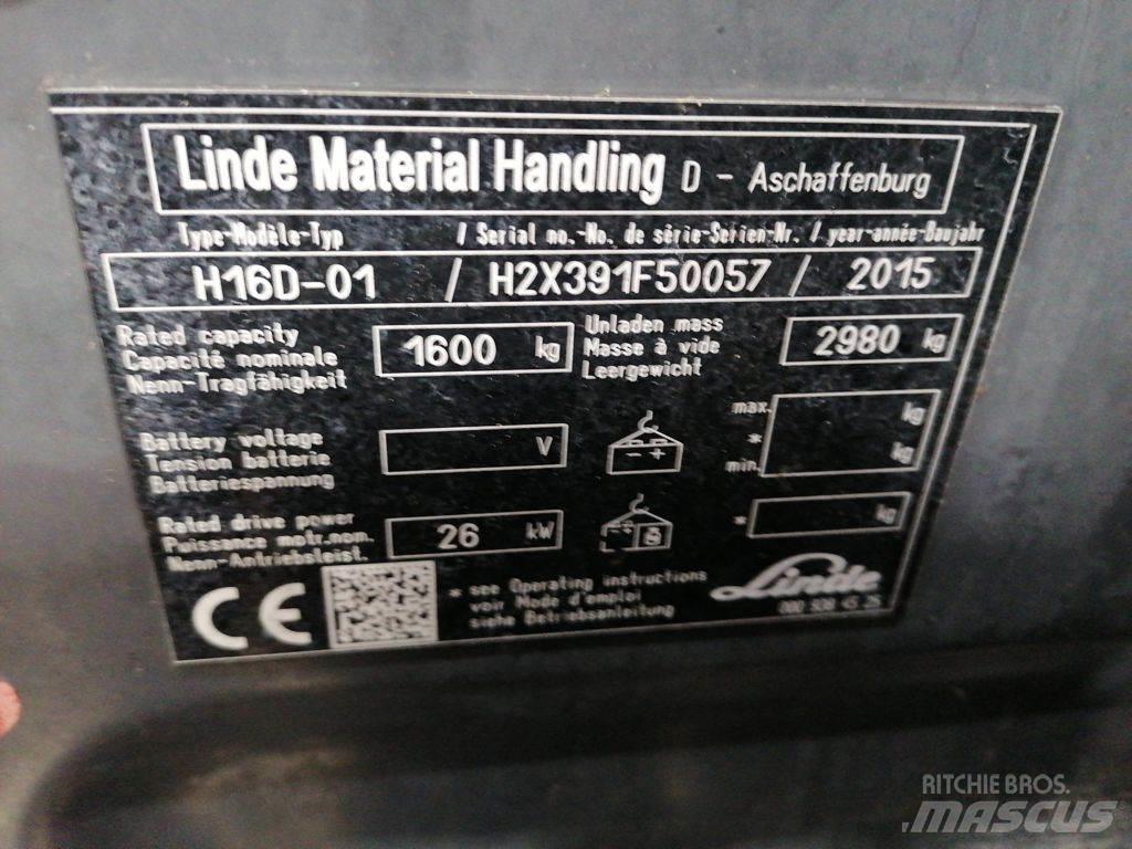 Linde H16D-01 Tehnika ar dīzeļa dzinēju