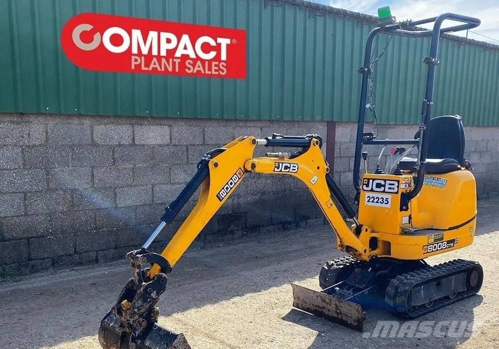 JCB 8008 Mini ekskavatori < 7 t