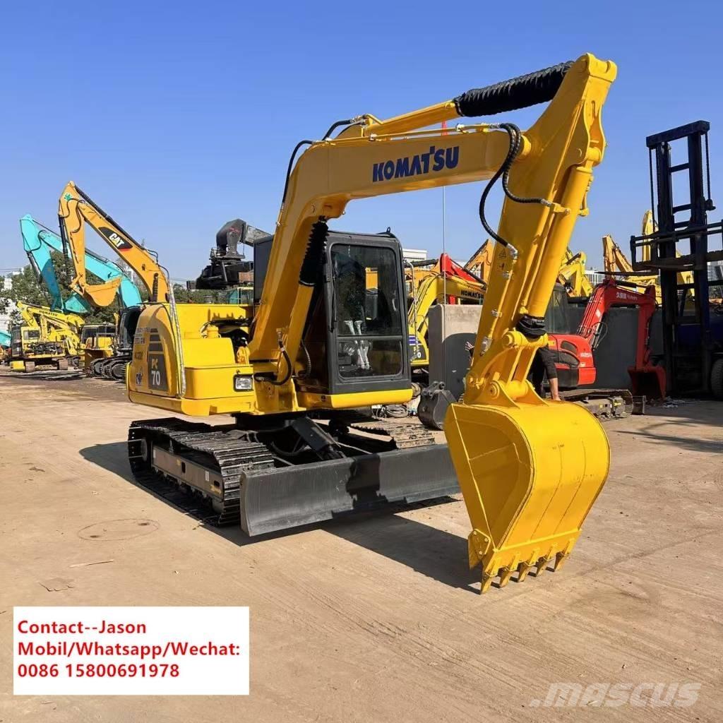 Komatsu PC 70-8 Kāpurķēžu ekskavatori