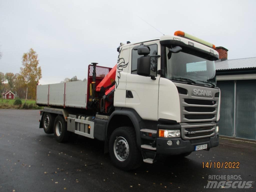 Scania G490cb6x4*4 Smagās mašīnas ar celtni