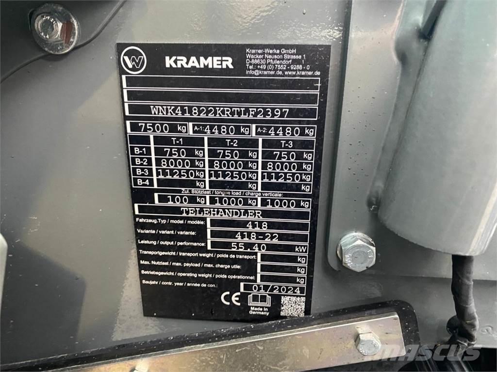 Kramer KT276 Teleskopiskie manipulatori
