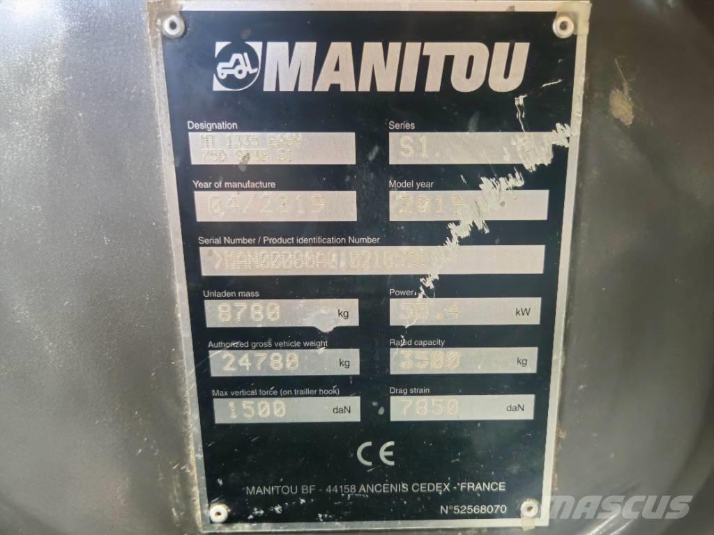 Manitou MT 1335 Teleskopiskie manipulatori
