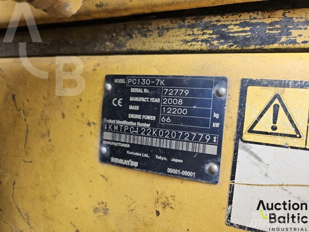Komatsu PC130-7K Kāpurķēžu ekskavatori