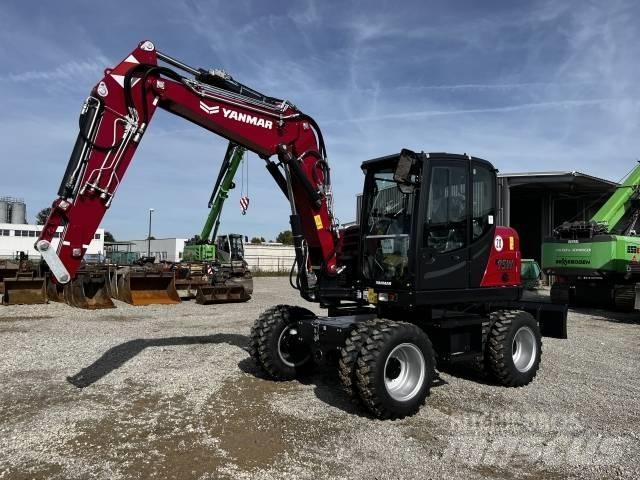 Yanmar B 95W Ekskavatori uz riteņiem