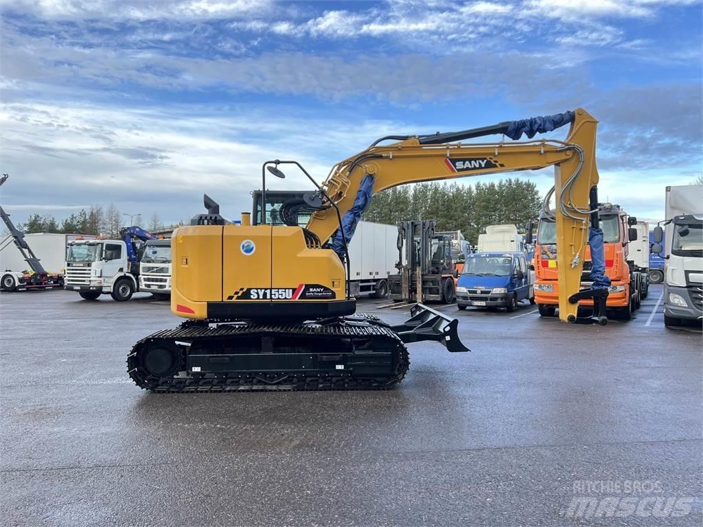 Sany SY155U Kāpurķēžu ekskavatori