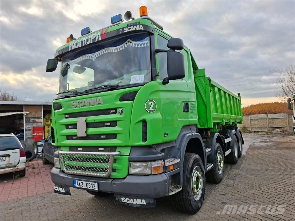 Scania R480 CB 8X4 Pašizgāzējs