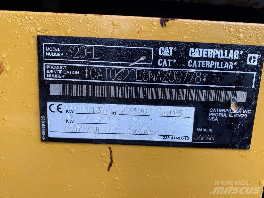 CAT 320 EL Kāpurķēžu ekskavatori
