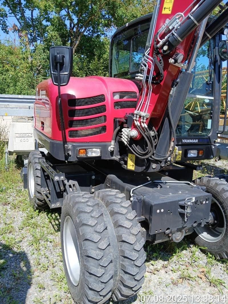 Yanmar B75W Ekskavatori uz riteņiem