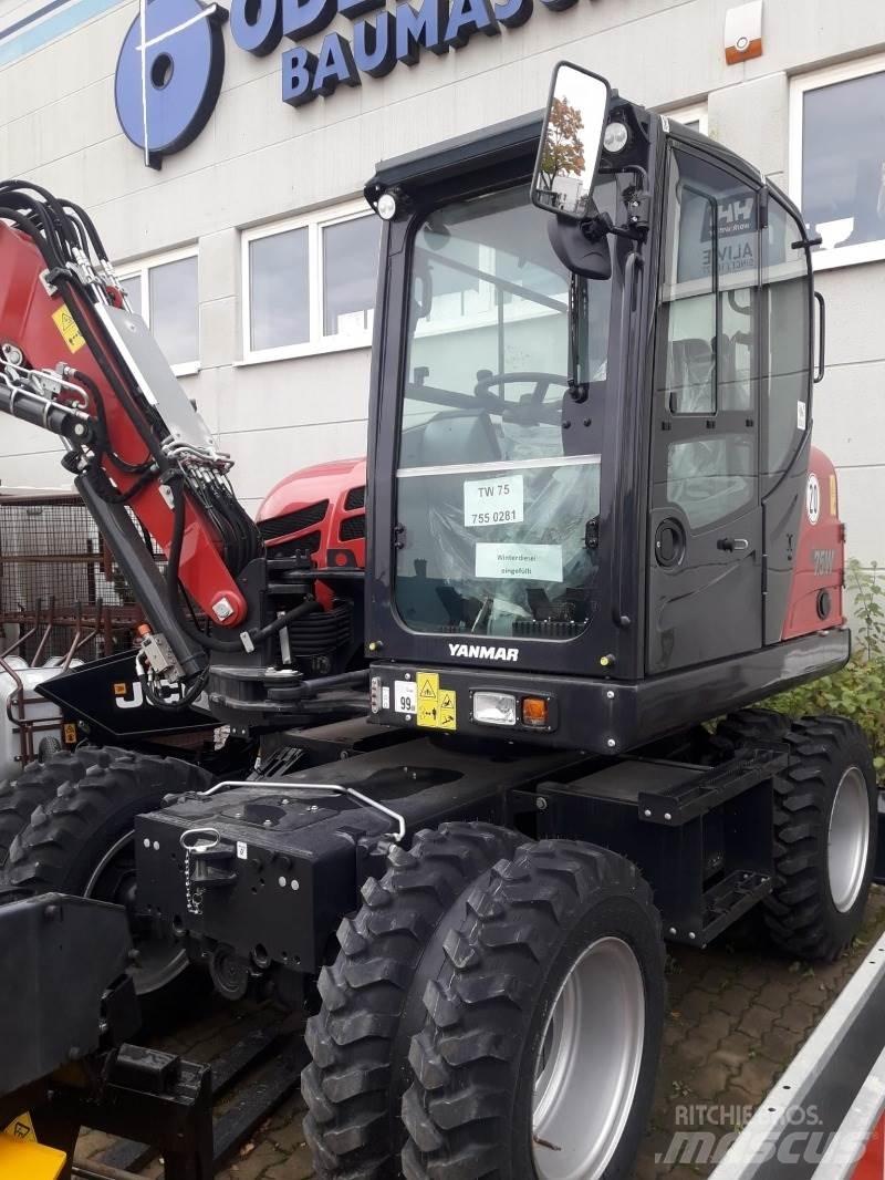 Yanmar B75W Ekskavatori uz riteņiem