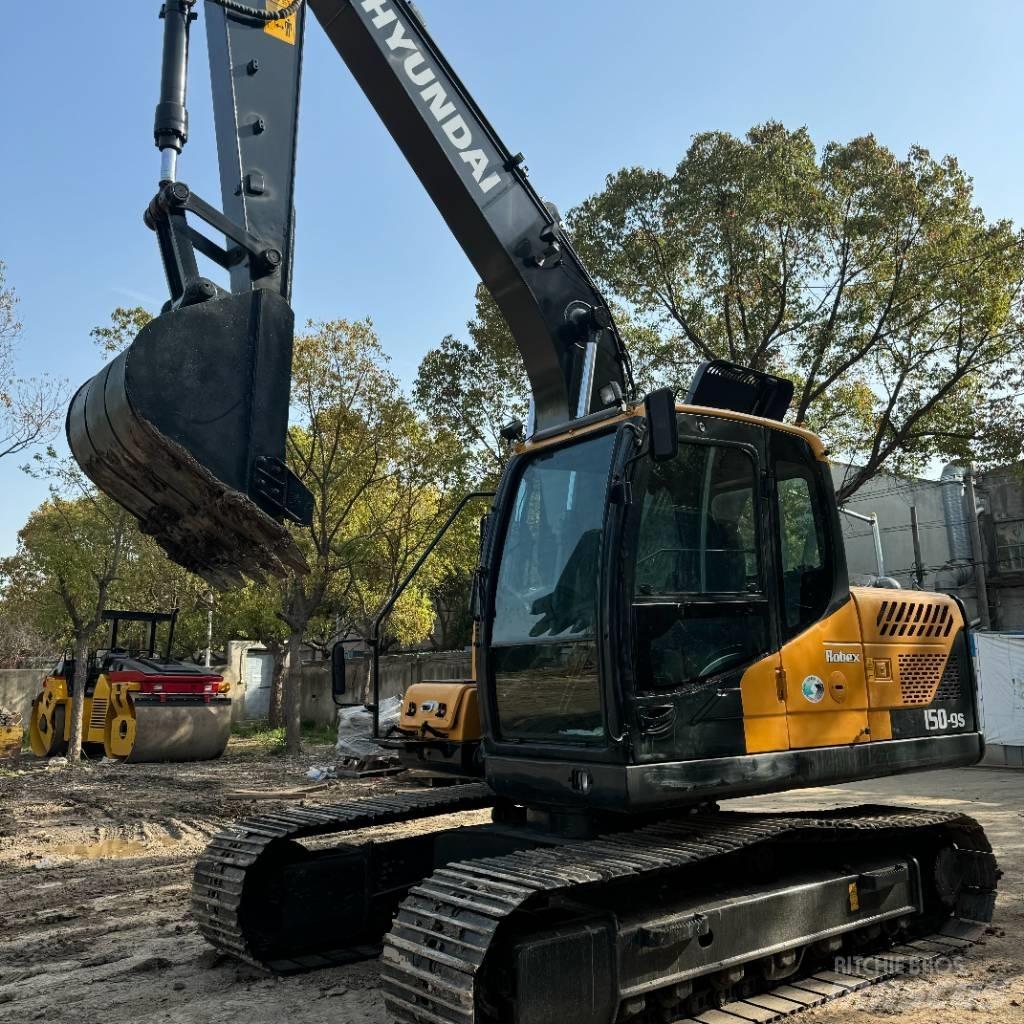 Hyundai R 150 Kāpurķēžu ekskavatori