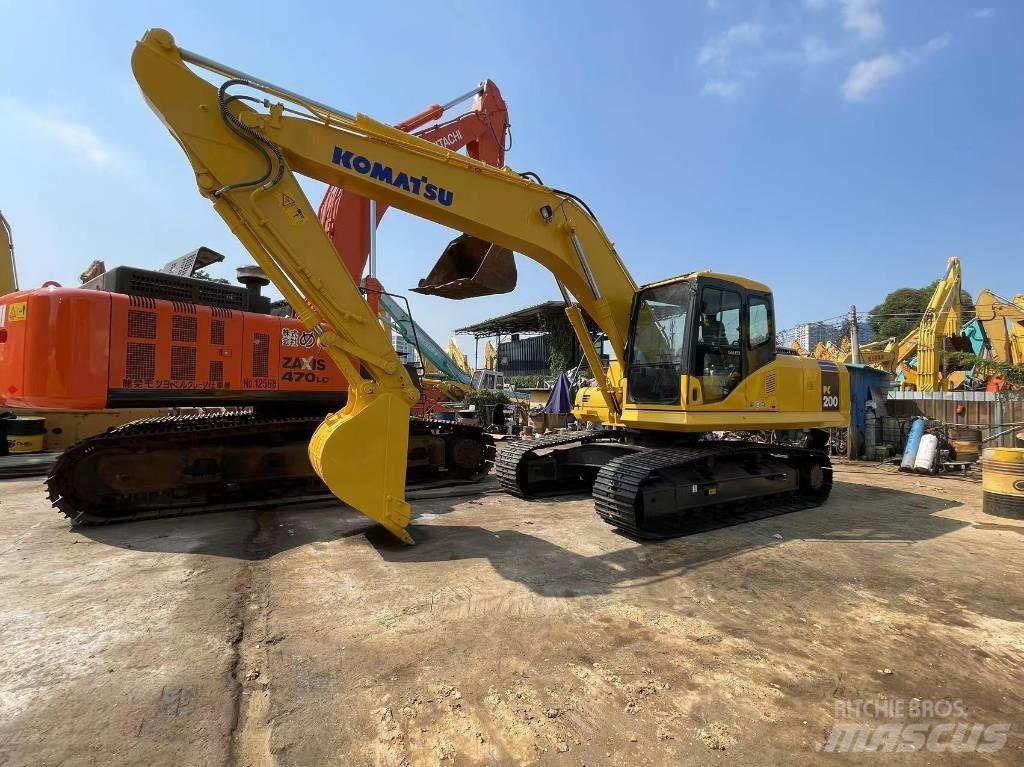 Komatsu PC 200-7 Kāpurķēžu ekskavatori