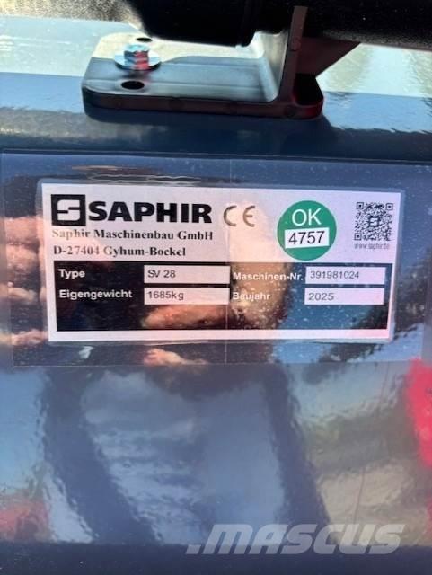 Saphir SV 28 Tvertņu izkraušanas aprīkojums