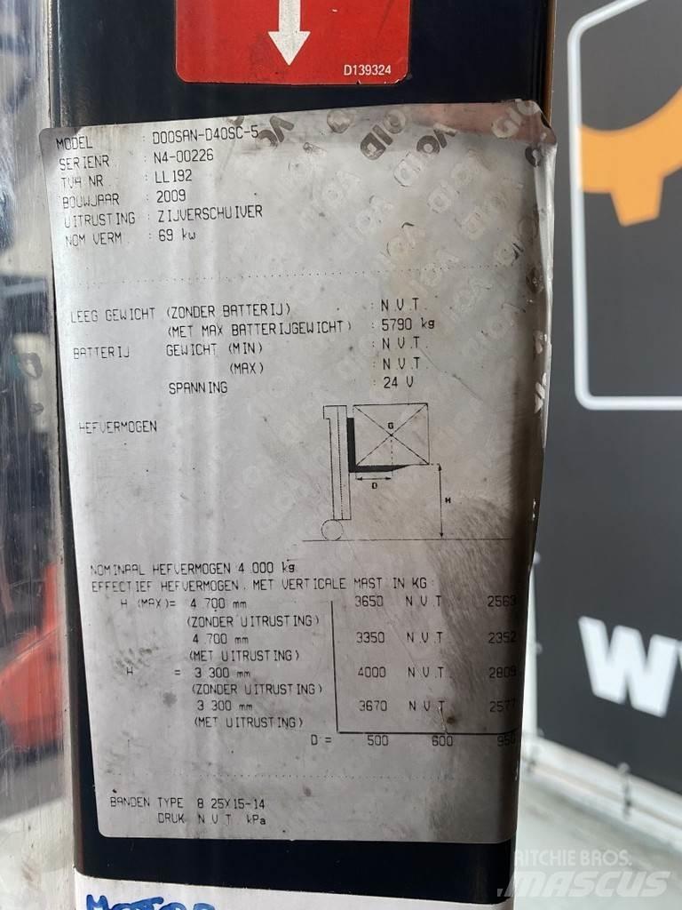 Doosan D40SC-5 Tehnika ar dīzeļa dzinēju