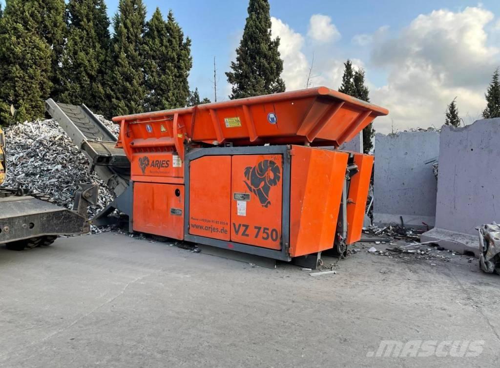 Arjes VZ 750 D Mežizstrādes mulčeri