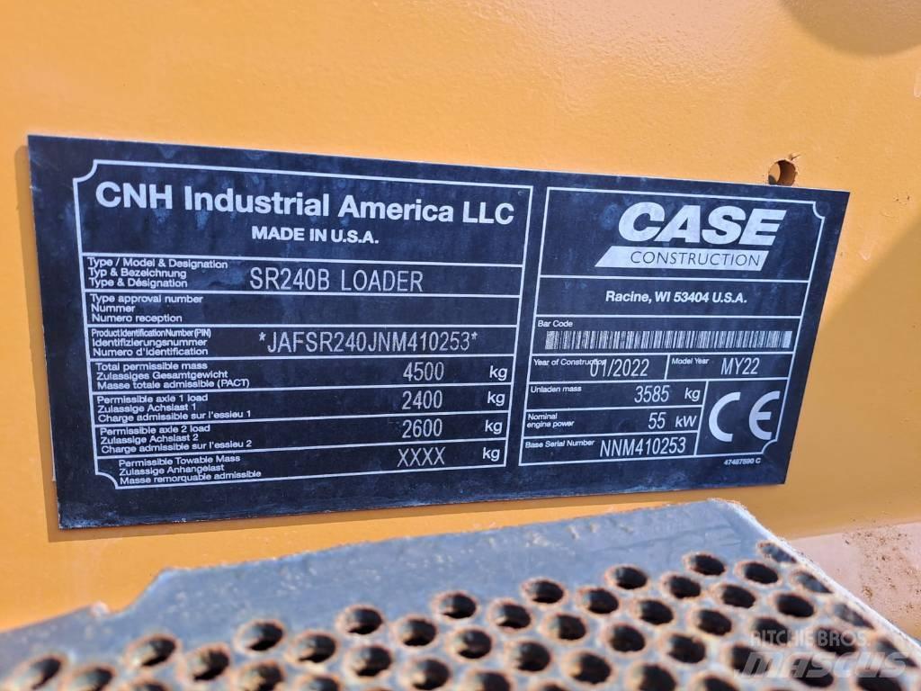 CASE SR 240 B Lietoti riteņu kompaktiekrāvēji