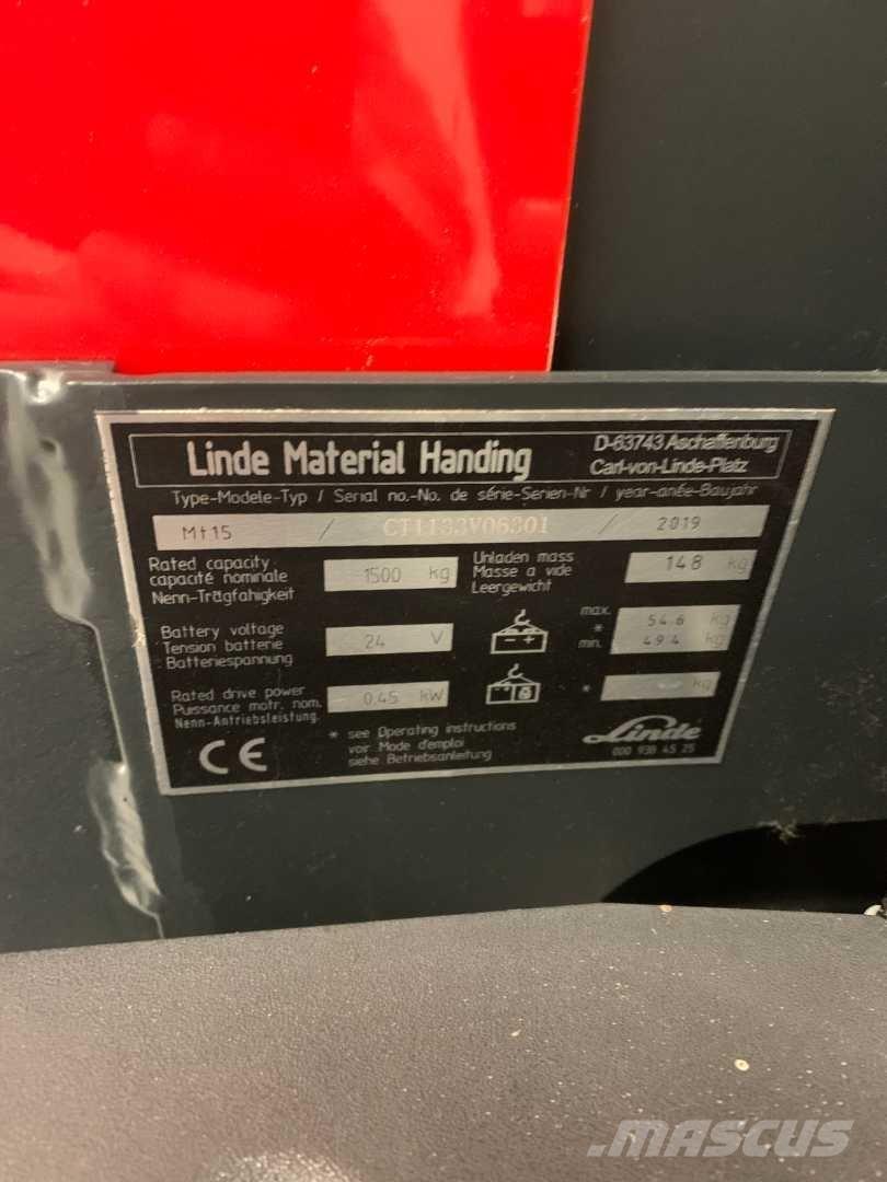 Linde MT15 Krautnētāji