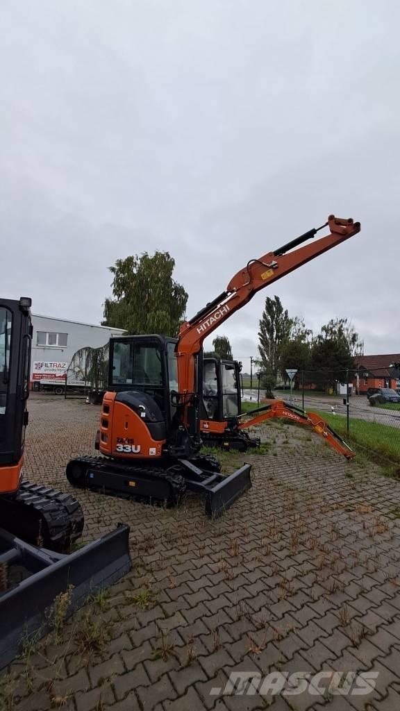 Hitachi ZX33U Kāpurķēžu ekskavatori