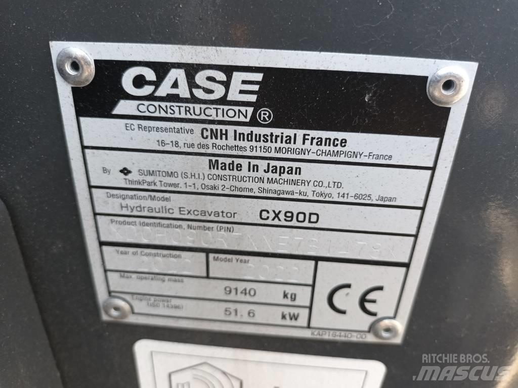 CASE CX 90 D Vidēja lieluma ekskavatori 7 t - 12 t