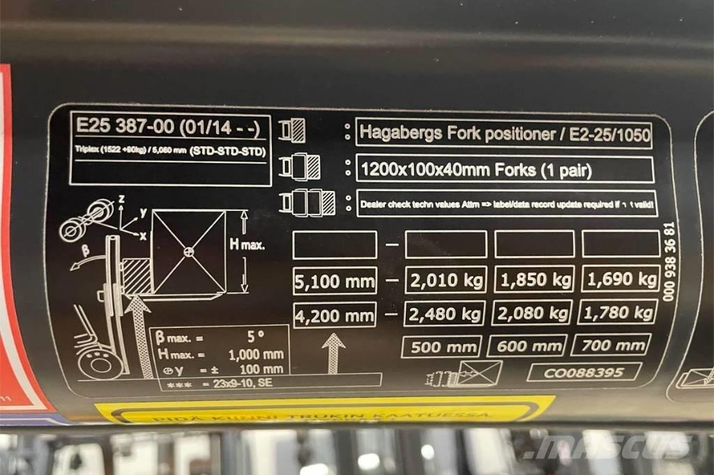 Linde E 25 Elektriskie iekrāvēji