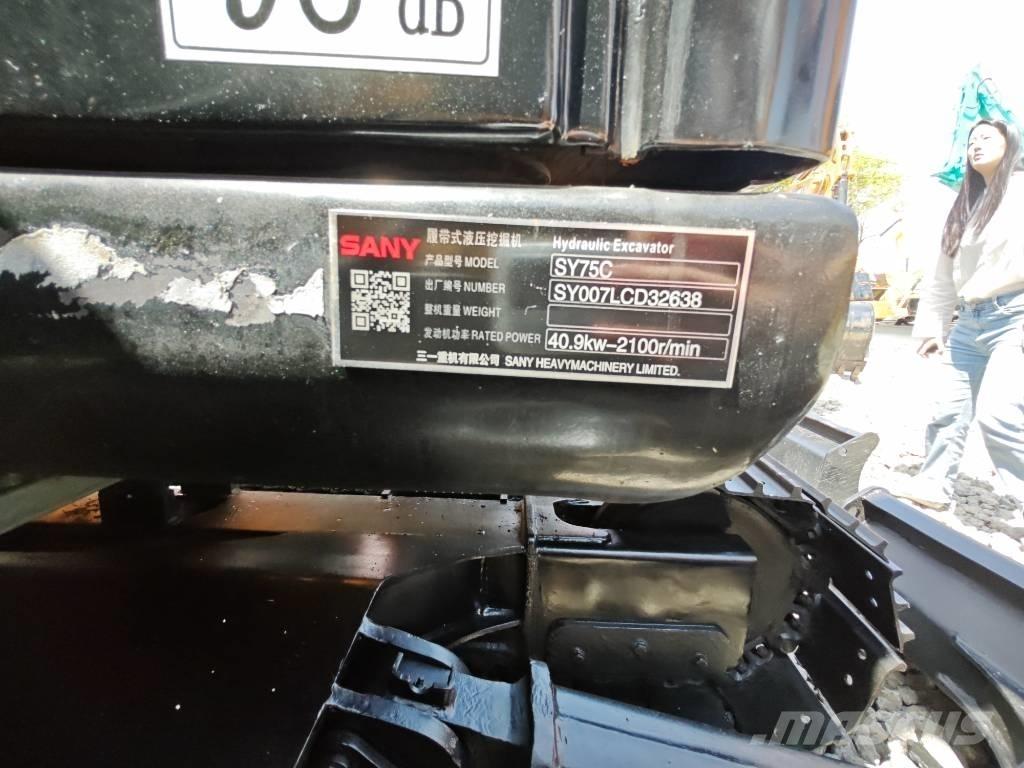 Sany SY 75 C pro Kāpurķēžu ekskavatori