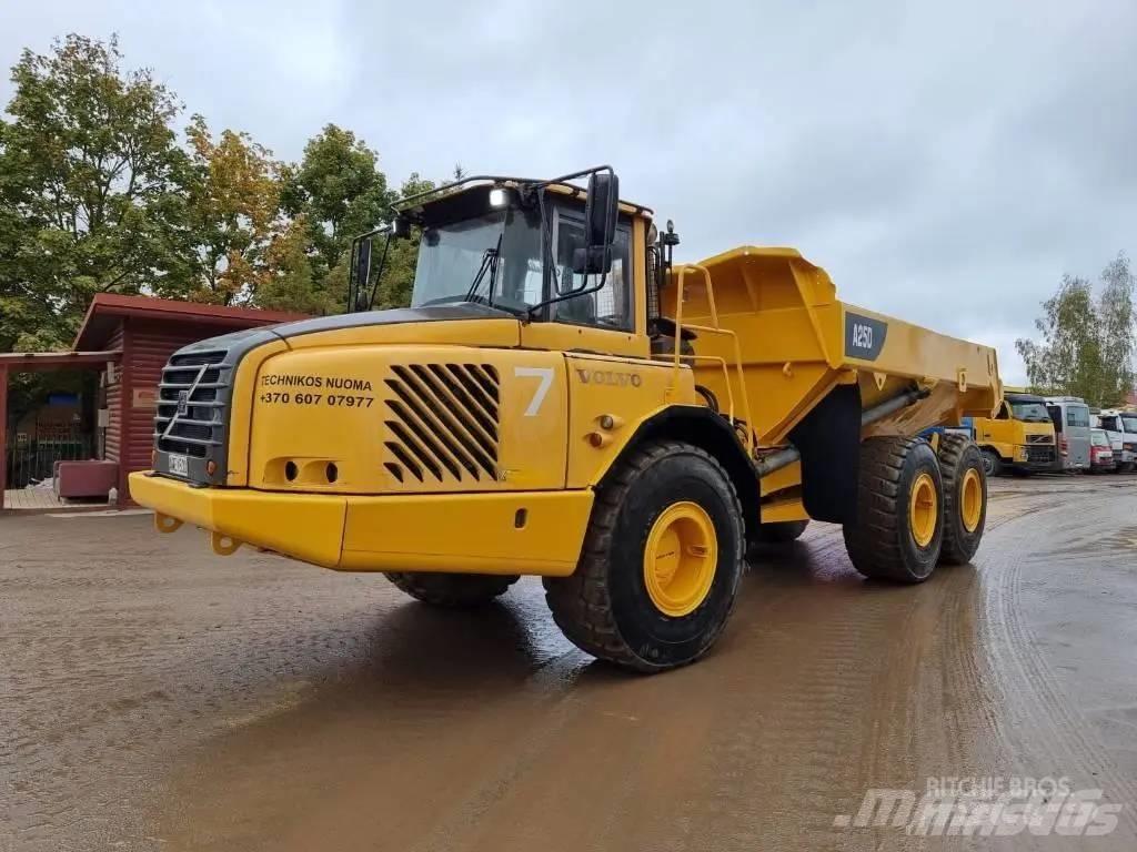 Volvo A 25 D 6X6 Artikulētie pašizgāzēji
