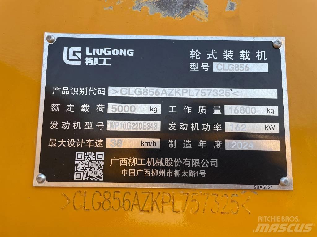 LiuGong 856 H Iekrāvēji uz riteņiem