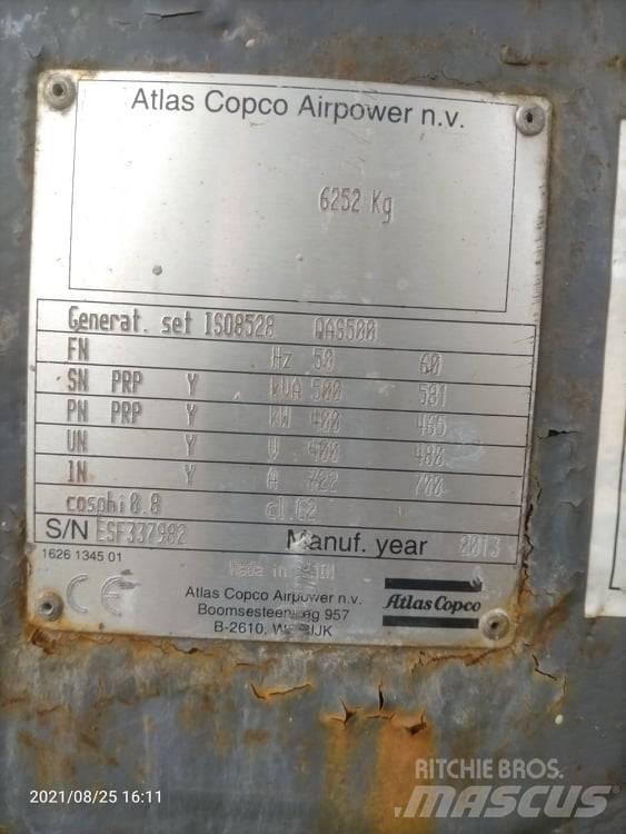 Atlas Copco QAS 500 Dīzeļģeneratori