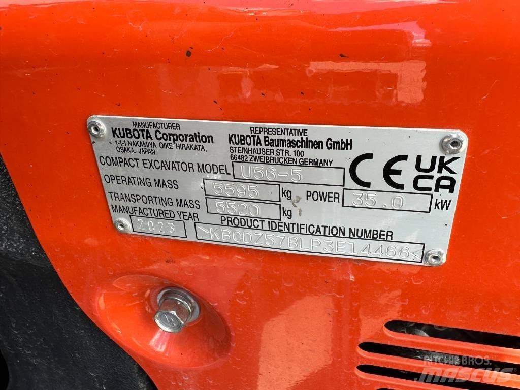 Kubota U 56-5 Mini ekskavatori < 7 t
